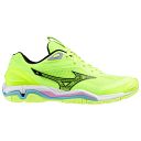 Mizuno Wave Stealth 6 Mizuno Neo Lime / Black / Splish Splash