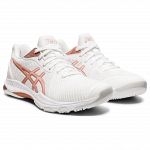 ASICS Netburner Ballistic FF 2 White / Gold Rose