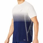 ASICS Seamless SS Top Birch / Blue Expanse