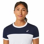 ASICS Court SS Top Brilliant White / Midnight