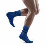 CEP Mid Cut Socks 4.0 Blue / Black