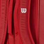 Wilson Super Tour Racketbag 6R Red