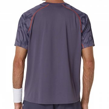 ASICS Game SS Top Greyish Purple