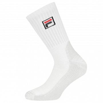 FILA Performance Logo Socks 1P White