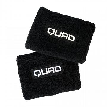 Quad Wristbands 2-Pack Black