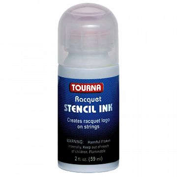 Tourna Logomarker Stencil Ink White