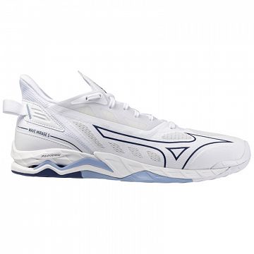 Mizuno Wave Mirage 5 White / Bellwether Blue / Bel Air Blu