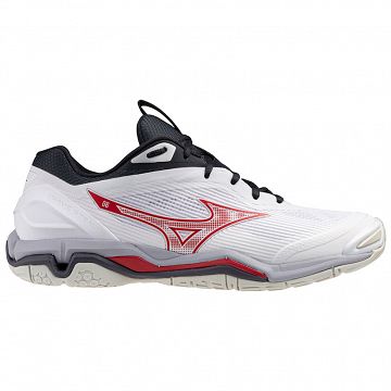 Mizuno Wave Stealth 6 White / Salsa / Vulcan