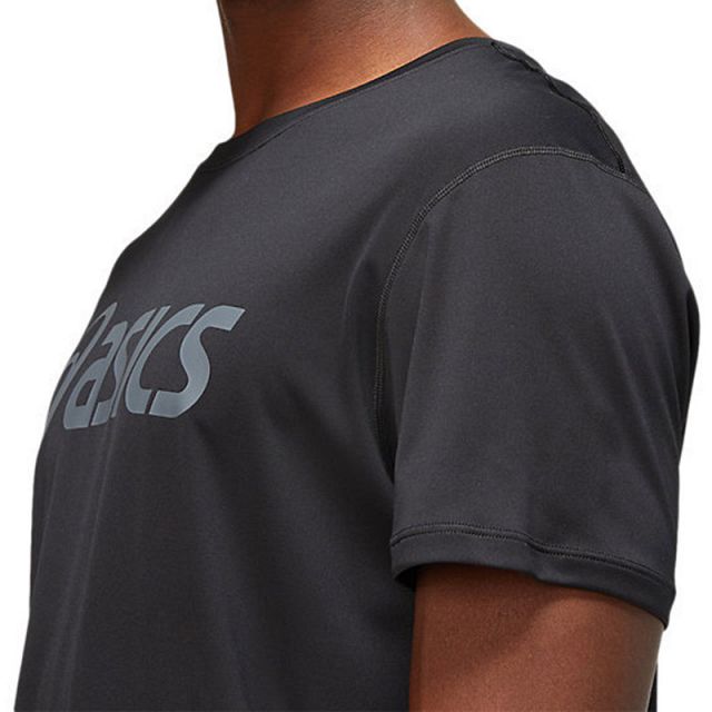 ASICS Core SS Top Performance Black / Carrier Grey