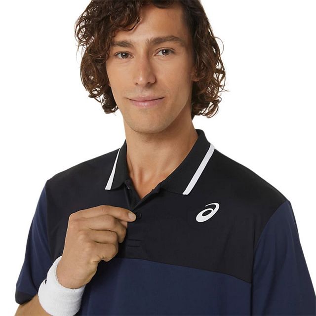 ASICS Court Polo Shirt Midnight / Performance Black