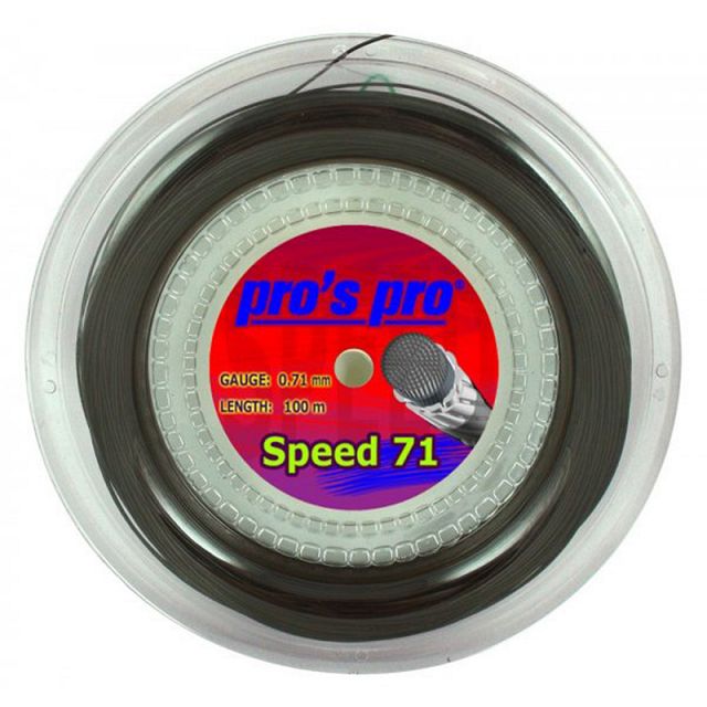 Pro's Pro Speed 71 Black - Rolka 100m