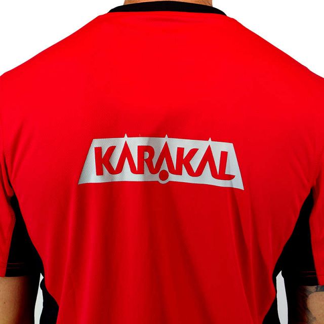 Karakal Pro Tour Tee Red / Graphite