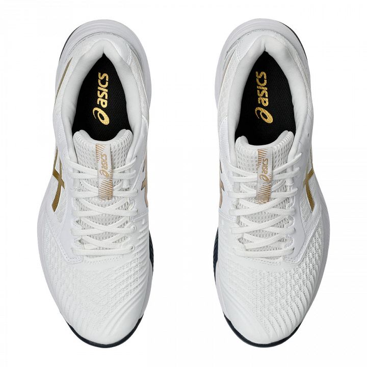 ASICS Netburner Ballistic FF 3 White / Pure Gold