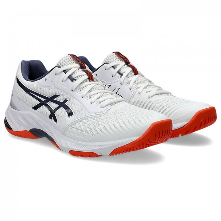 ASICS Netburner Ballistic FF 3 White / Indigo Fog