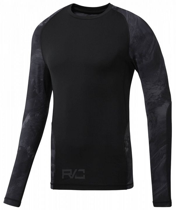 Reebok Combat Prime Long Sleeve RashGuard Black