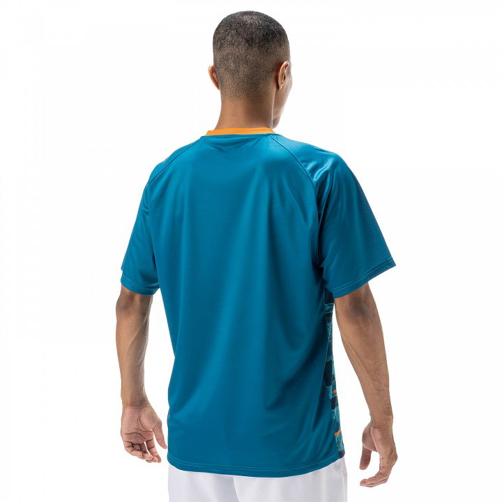 Yonex Crew Neck Club T-Shirt 0034 Blue Green