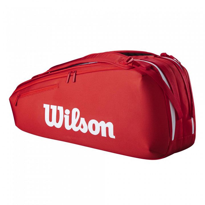 Wilson Super Tour Racketbag 6R Red