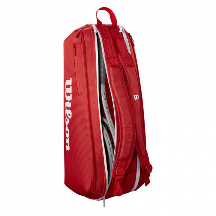 Wilson Super Tour Racketbag 6R Red