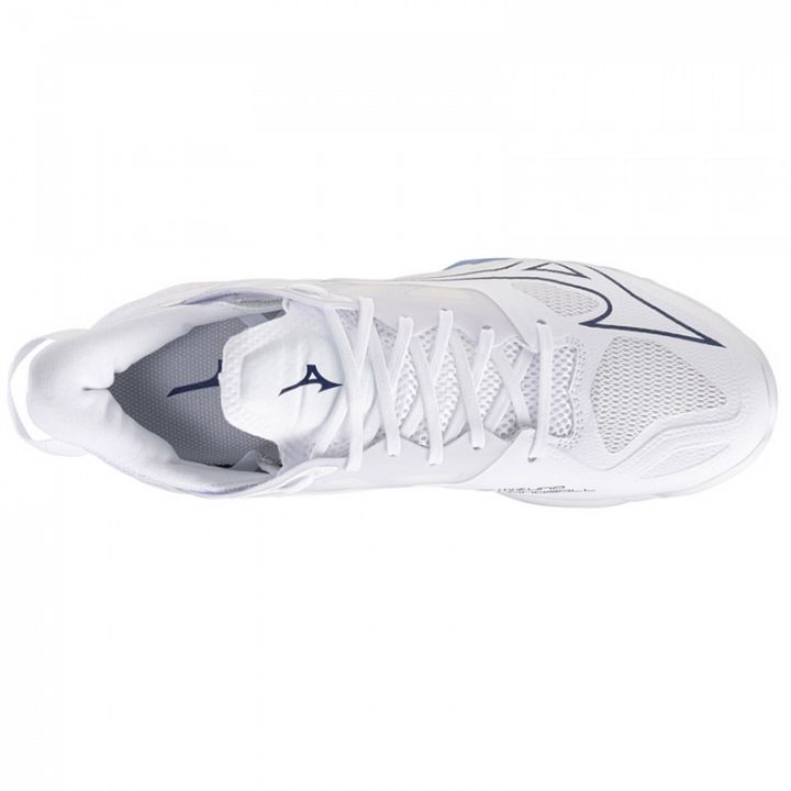 Mizuno Wave Mirage 5 White / Bellwether Blue / Bel Air Blu