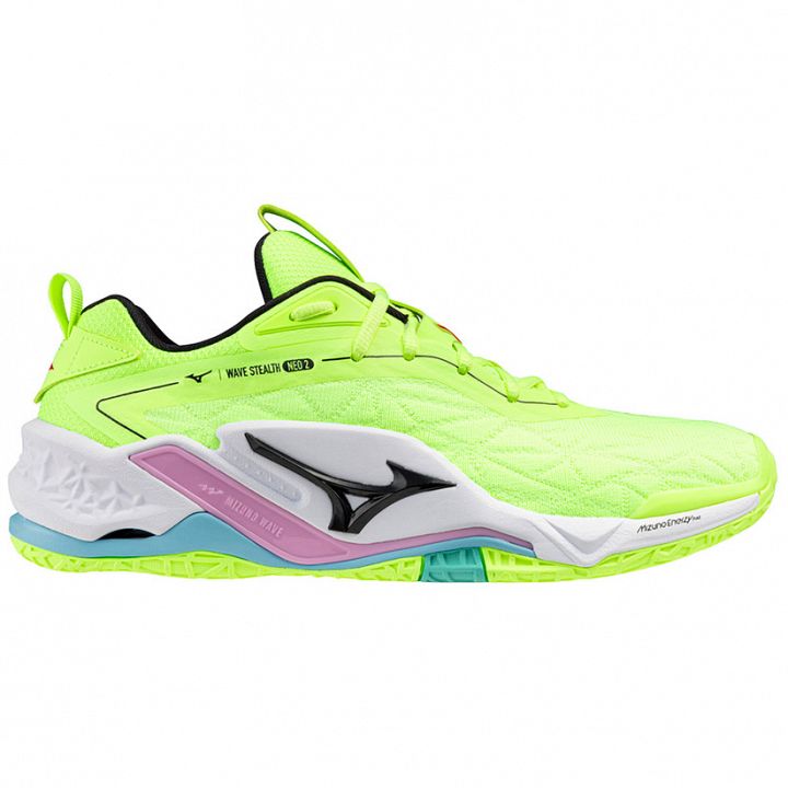 Mizuno Wave Stealth Neo 2 Mizuno Neo Lime / Black / Splish Splash