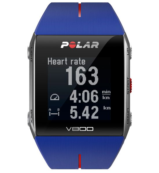 Polar V800 niebieski + HR pas do mierzenia tętna - Tester